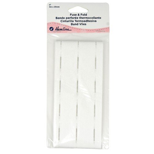 Entoilage de ceinture perforé thermocollant 25 mm - 3 m Entoilage de ceinture perforé thermocollant 25 mm - 3 m