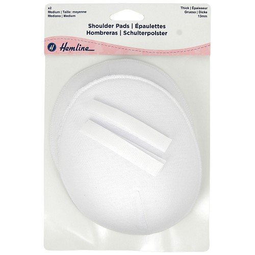 Épaulettes raglan 13 mm blanches - la paire Épaulettes raglan 13 mm blanches - la paire
