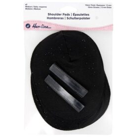 Épaulettes raglan 13 mm noires - la paire