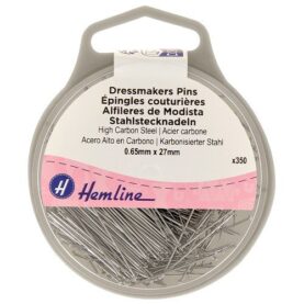 Épingles de couturière 26 × 0,6 mm - boîte d’environ 315