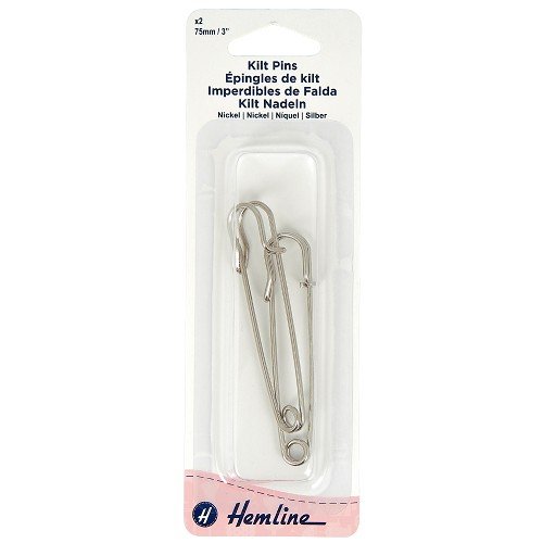 Épingles de kilt nickel - lot de 2 Épingles de kilt nickel - lot de 2