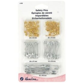Épingles de sûreté - assortiment de 100