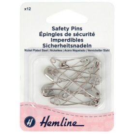 Épingles de sûreté - assortiment - lot de 12