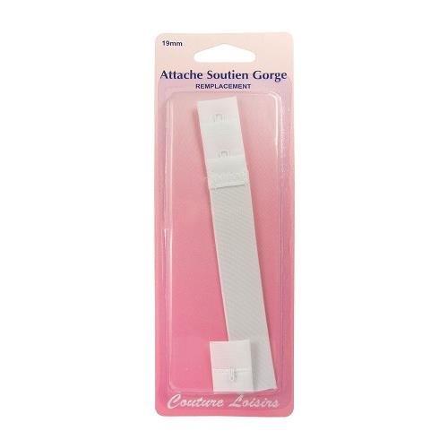 Fermeture de soutien-gorge 19 mm blanche Fermeture de soutien-gorge 19 mm blanche