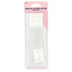 Fermeture de soutien-gorge 28 mm blanche