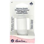 Fil élastique fronceur blanc - 20 m