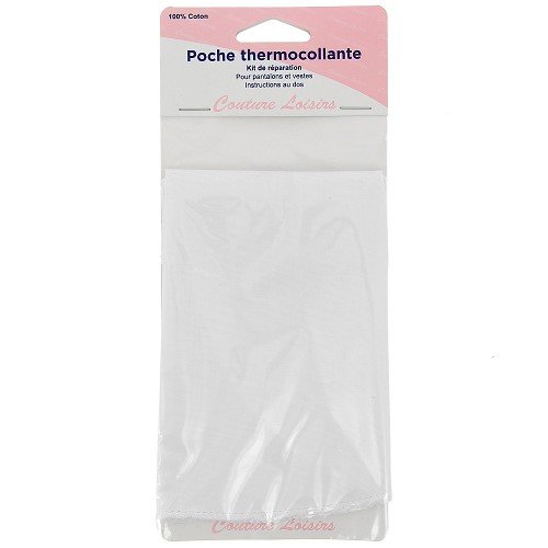 Fonds de poche de remplacement thermocollants en coton Fonds de poche de remplacement thermocollants en coton