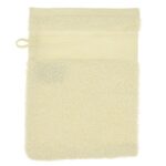 Gant de toilette à broder 15 × 21 cm - jaune pâle
