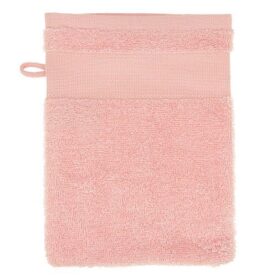 Gant de toilette à broder 15 × 21 cm - rose