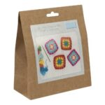 Kit crochet « Mes premiers » Trimits - Carrés granny couleurs vives