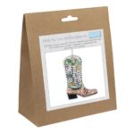 Kit décoration en feutrine Trimits - Bottes de cow-boy à paillettes