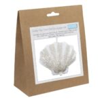 Kit décoration en feutrine Trimits - Coquillage avec perles