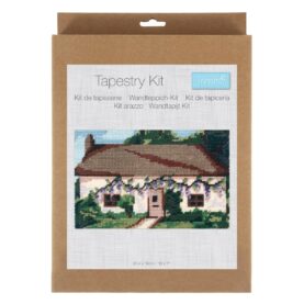 Kit tapisserie demi-point fin Trimits - Chalet de printemps