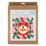 Kit tapisserie demi-point fin Trimits - Confiture de fraises