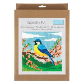 Kit tapisserie demi-point fin Trimits - Mésange bleue