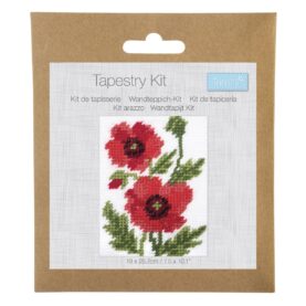 Kit tapisserie demi-point Trimits - Coquelicots