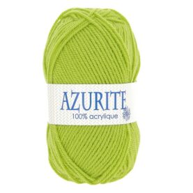 Laine à tricoter Azurite – 100 % acrylique, lot de 10 pelotes de 50 g - Anis