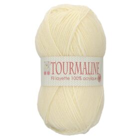 Laine layette Tourmaline – 100 % acrylique, lot de 2 pelotes de 50 g - Jaune pâle