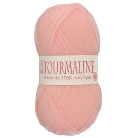 Laine layette Tourmaline – 100 % acrylique, lot de 2 pelotes de 50 g - Rose pastel
