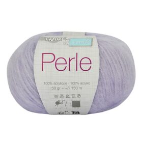 Pelote de fil à tricoter Perle Trimits, coloris Gris