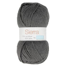 Pelote de fil à tricoter Sierra Trimits, coloris Gris anthracite