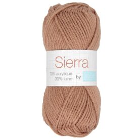 Pelote de fil à tricoter Sierra Trimits, coloris Rose terracotta
