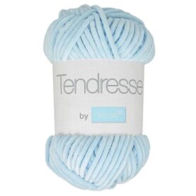 Pelote de fil à tricoter Tendresse Trimits, coloris Bleu ciel