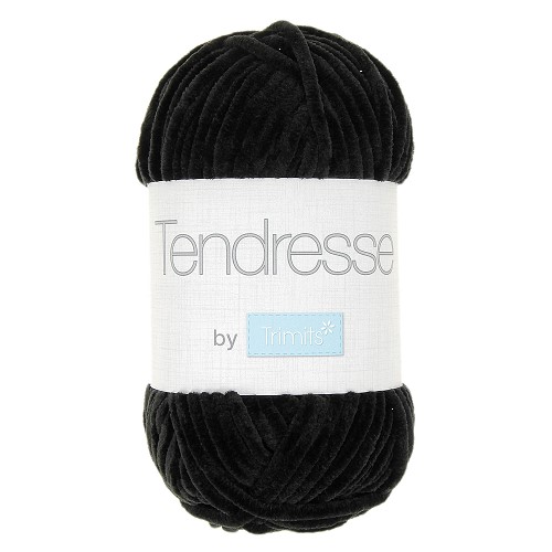 Tendresse Trimits – Noir (PE1542.172) Pelote de fil à tricoter Tendresse Trimits, coloris Noir