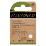 Attaches pour soutien-gorge d’allaitement 12 mm - lot de 2 - Milward