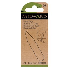 Baleines de col de chemise transparentes - lot de 12 - Milward