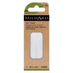 Élastique tricoté doux 38 mm × 0,9 m - Blanc - Milward