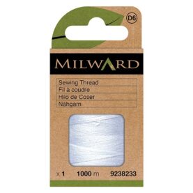 Fil à coudre polyester 1000 m - Blanc - Milward
