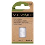 Fil élastique pour tricot et crochet 200 m - Transparent - Milward