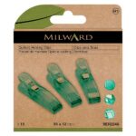 Pinces de maintien quilting 55 × 12 mm - lot de 15 - Milward