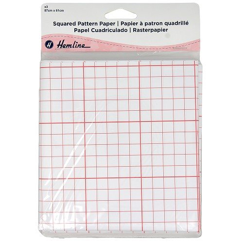 Papier patron quadrillé 87 × 61 cm - 3 feuilles Papier patron quadrillé 87 × 61 cm - 3 feuilles