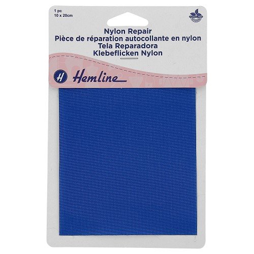 Pièce de réparation adhésive nylon 10 × 20 cm - bleu Pièce de réparation adhésive nylon 10 × 20 cm - bleu