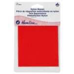 Pièce de réparation adhésive nylon 10 × 20 cm - rouge