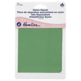 Pièce de réparation adhésive nylon 10 × 20 cm - vert