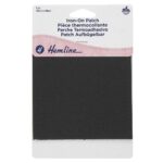 Pièce thermocollante 44 × 12 cm - noir
