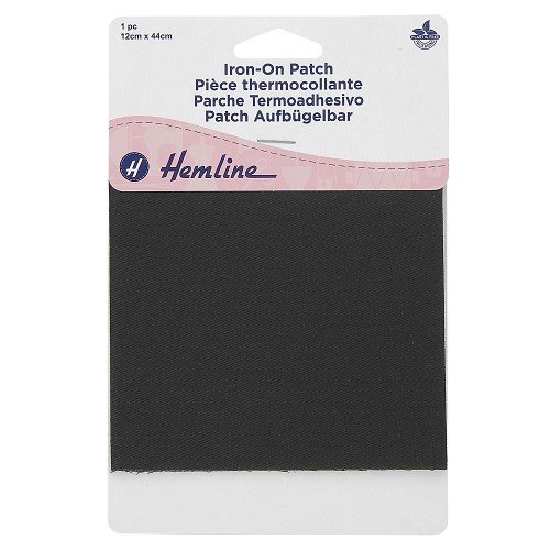 Pièce thermocollante 44 × 12 cm - noir Pièce thermocollante 44 × 12 cm - noir