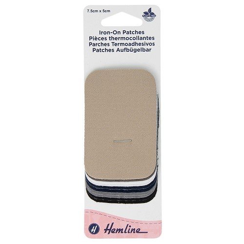 Pièces thermocollantes assorties 7,5 × 5 cm - lot de 10 Pièces thermocollantes assorties 7,5 × 5 cm - lot de 10