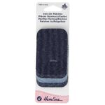 Pièces thermocollantes jean 7,5 × 5 cm - lot de 9