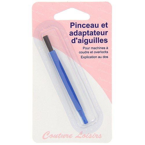 Pinceau de nettoyage avec enfile-aiguille pour machine à coudre Pinceau de nettoyage avec enfile-aiguille pour machine à coudre