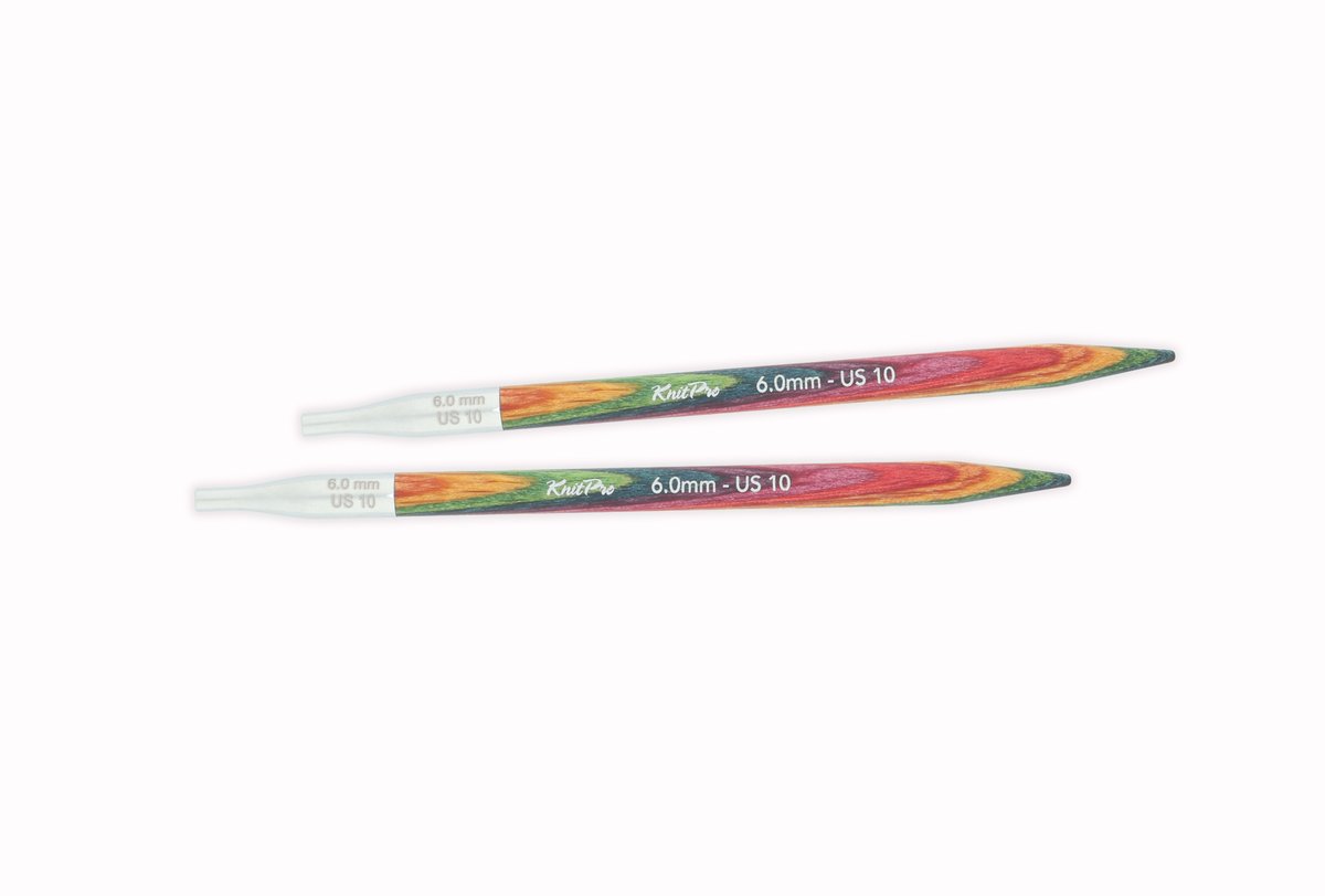 Pointes interchangeables Symfonie2 KnitPro n° 6 - la paire Pointes interchangeables Symfonie2 KnitPro n° 6 - la paire