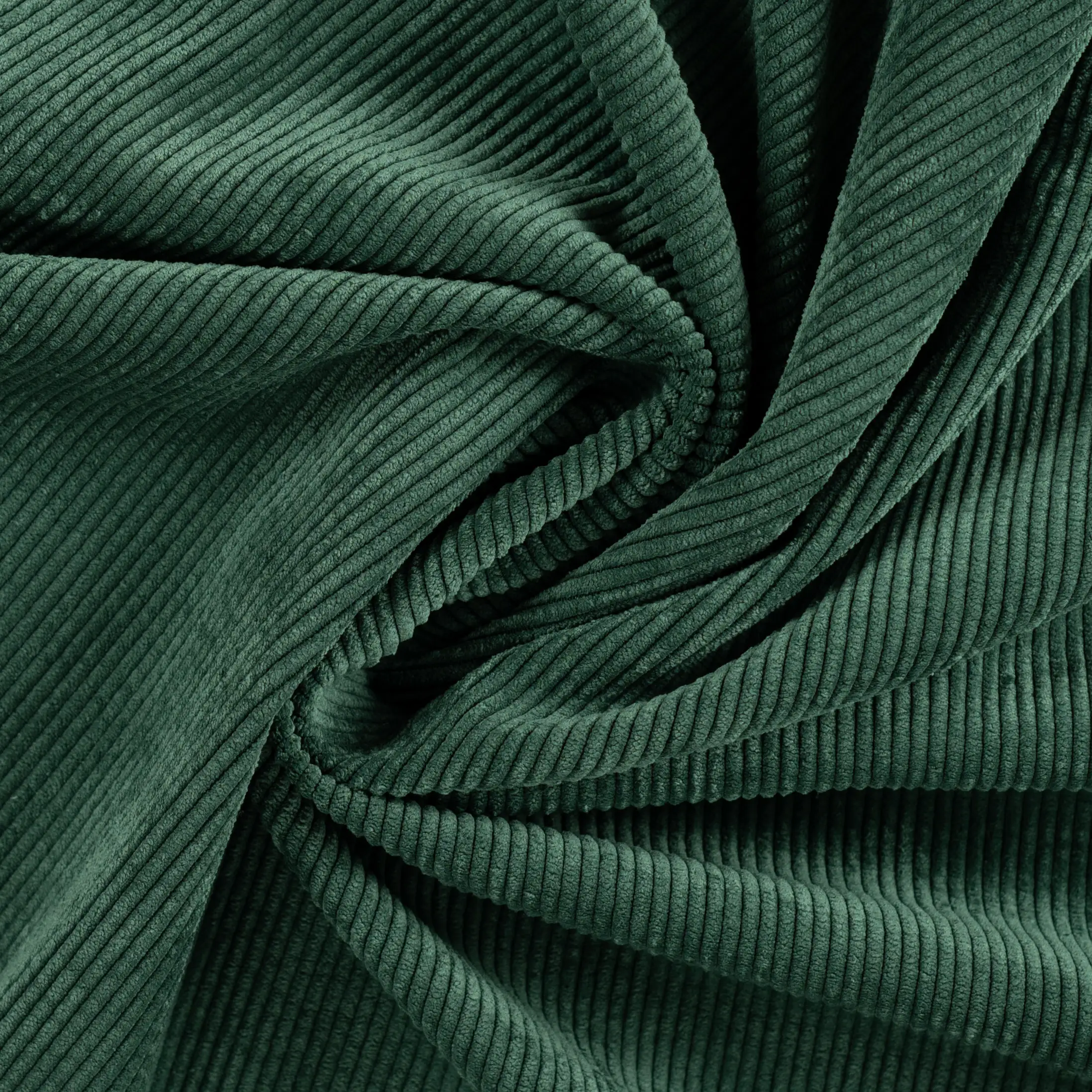 q22306-290_3 Tissu velours côtelé - Vert sapin – Image 1