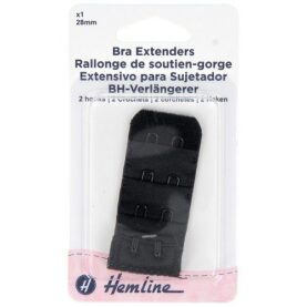 Rallonge de soutien-gorge 28 mm noire