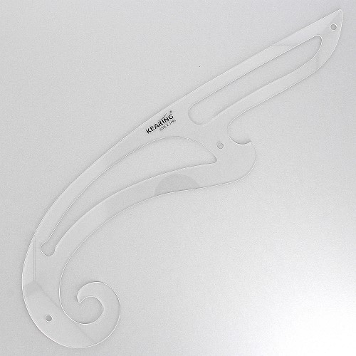 Règle courbe de couturière 41,5 cm transparente Règle courbe de couturière 41,5 cm transparente