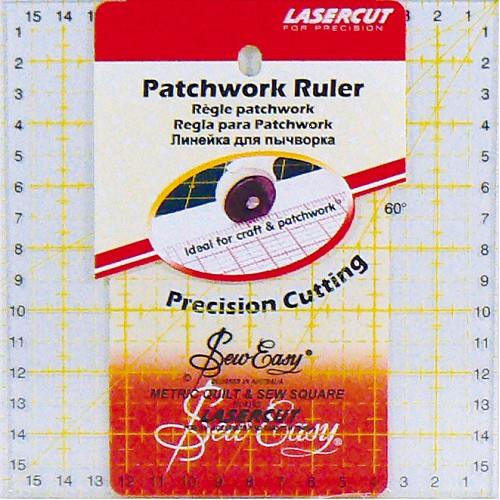 Règle de patchwork carrée 16 × 16 cm - Sew Easy Règle de patchwork carrée 16 × 16 cm - Sew Easy