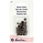 Rivets de jean 7 mm bronze - lot de 20