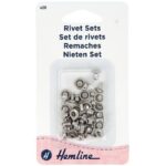 Rivets de jean 7 mm nickelés - lot de 20